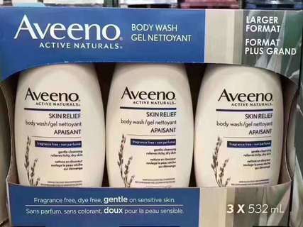 [DG0247] AVEENO艾维诺燕麦保湿沐浴露532毫升