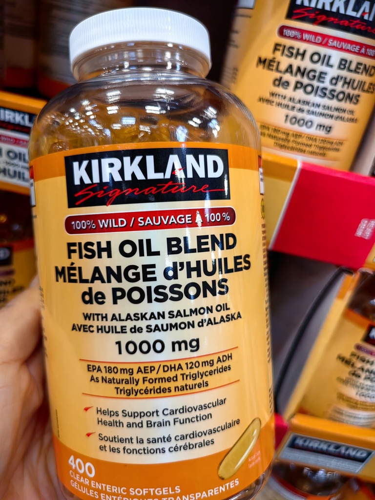 [DG0227] KIRKLAND 柯克兰 鱼油 FISH OIL BLend 400粒