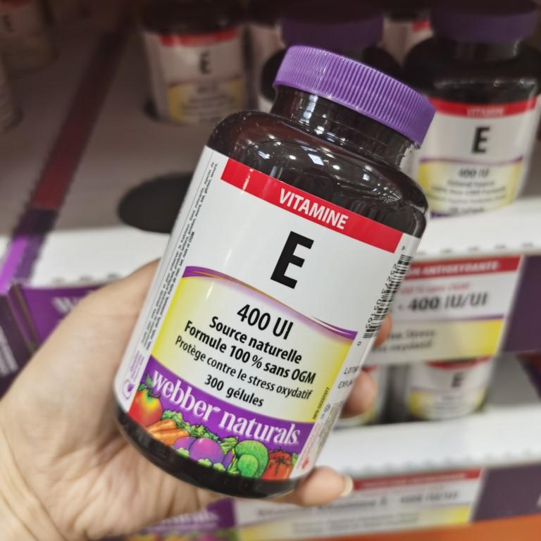 [DG0023] Webber Naturals 韦博维生素E/VE/400IU 300粒