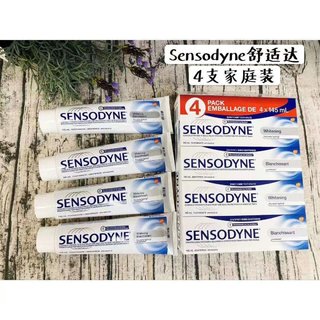 Sensodyne舒适达美白抗敏牙膏145ml*4支
