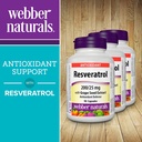 Webber Naturals 韦伯Resveratrol 白藜芦醇胶囊90粒*3瓶