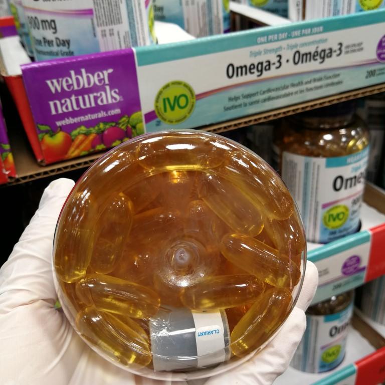 Webber Naturals 韦博三倍深海鱼油omega-3/900mg 200粒